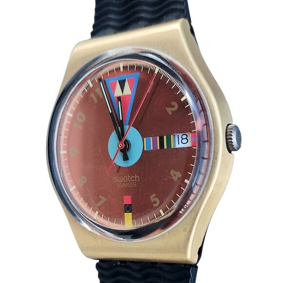 Vintage Swatch Watch BOCA VERDE GZ402 1989 Dummy Variant - Picture 2 of 9